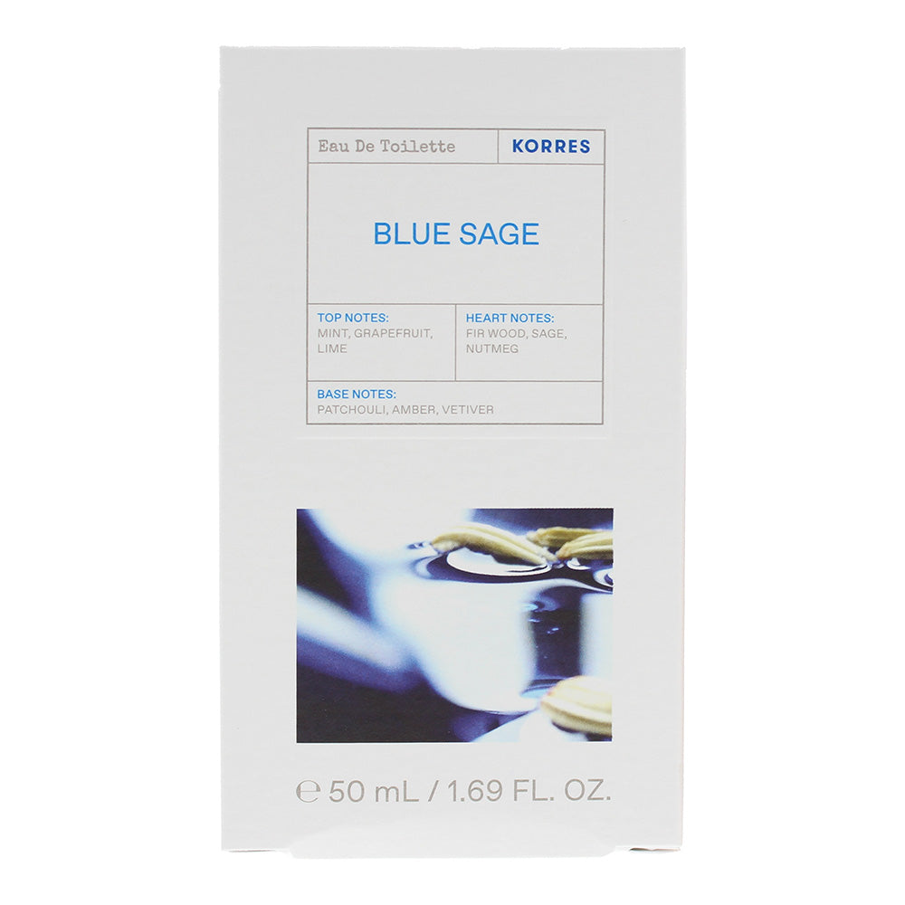 Korres Blue Sage Eau de Toilette 50ml - Box
