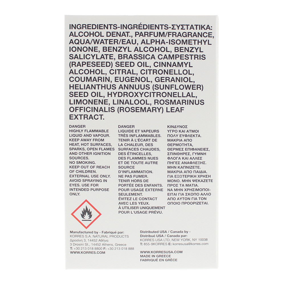 Korres L'eau De Parfum 20th Anniversary Eau De Parfum 50ml