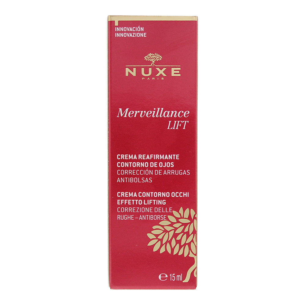 Nuxe Merveillance Lift Wrinkle Correction Firming Eye Cream 15ml - Box