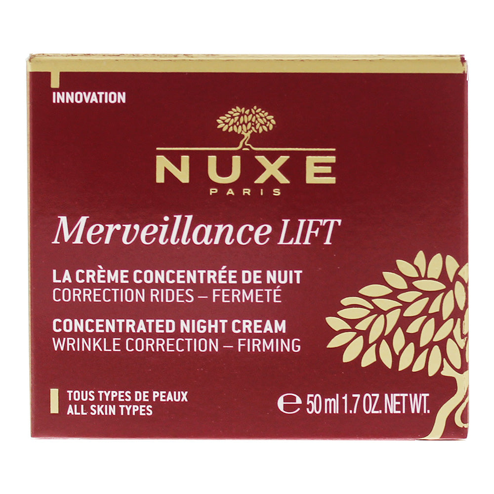 Nuxe Merveillance Lift Concentrated Wrinkle Correction - Firming Night Cream 50m - Box