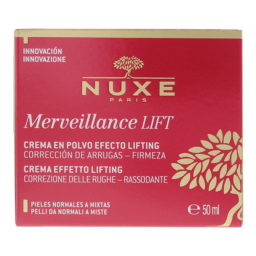 Nuxe Merveillance Lift Firming Powdery Cream Wrinkle Correction 50ml - Box