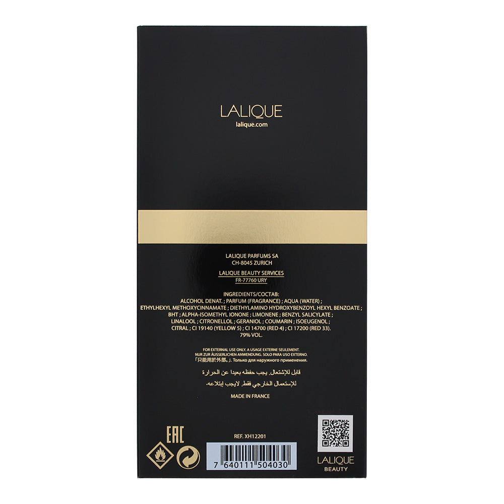 Lalique Noir Premier Illusion Captive Eau De Parfum 100ml