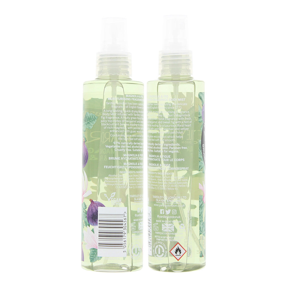 Yardley Magnolia & Fig Body Mist 200ml