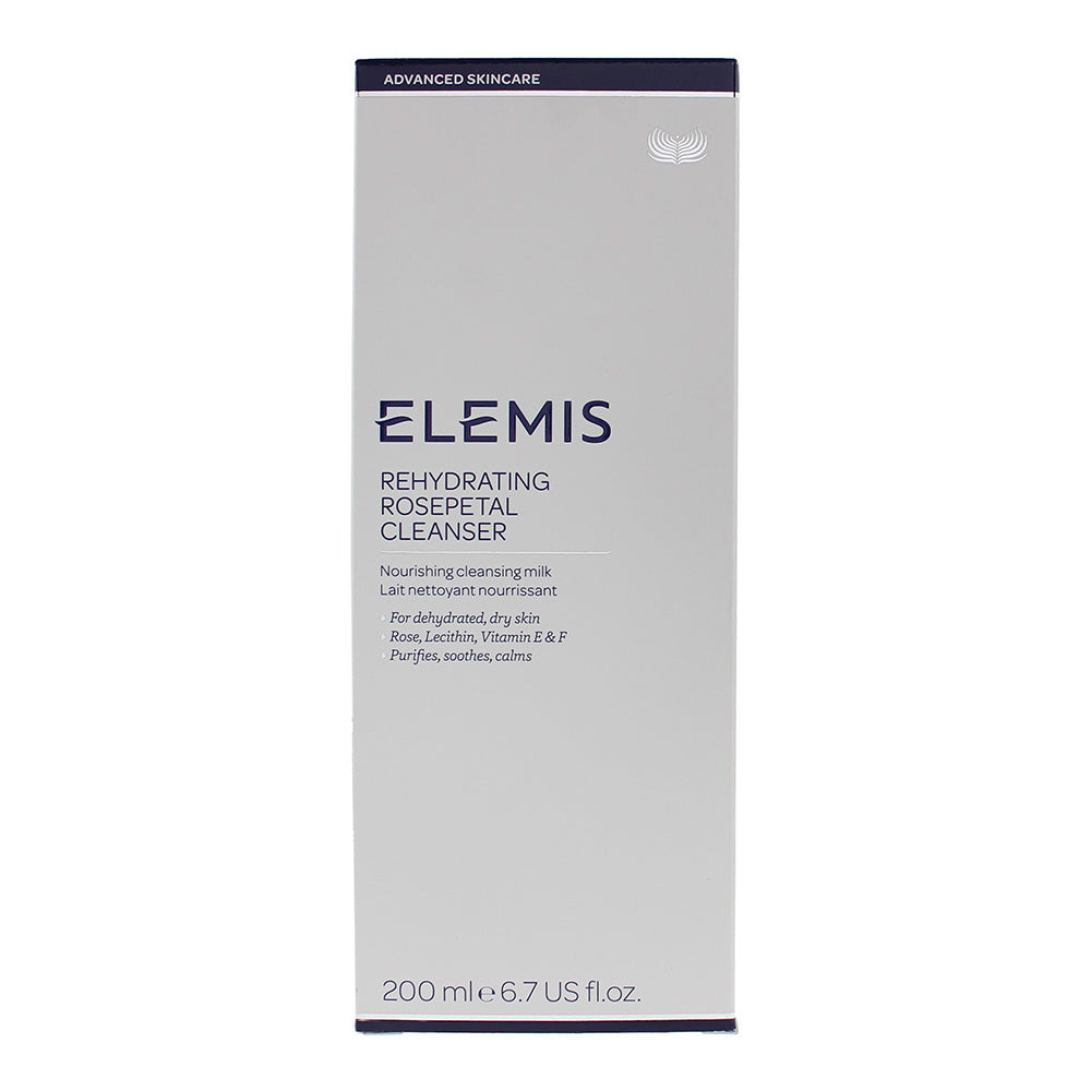 Elemis Rehydrating Rosepetal Cleanser 200ml Dehydrated, Dry Skin - Box