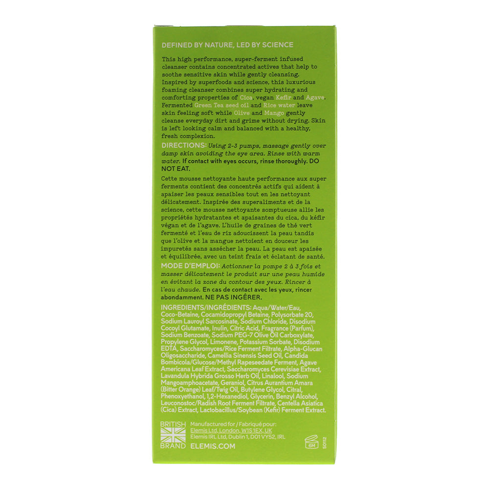 Elemis Superfood Cica Calm Cleansing Foam 180ml All Skin Types