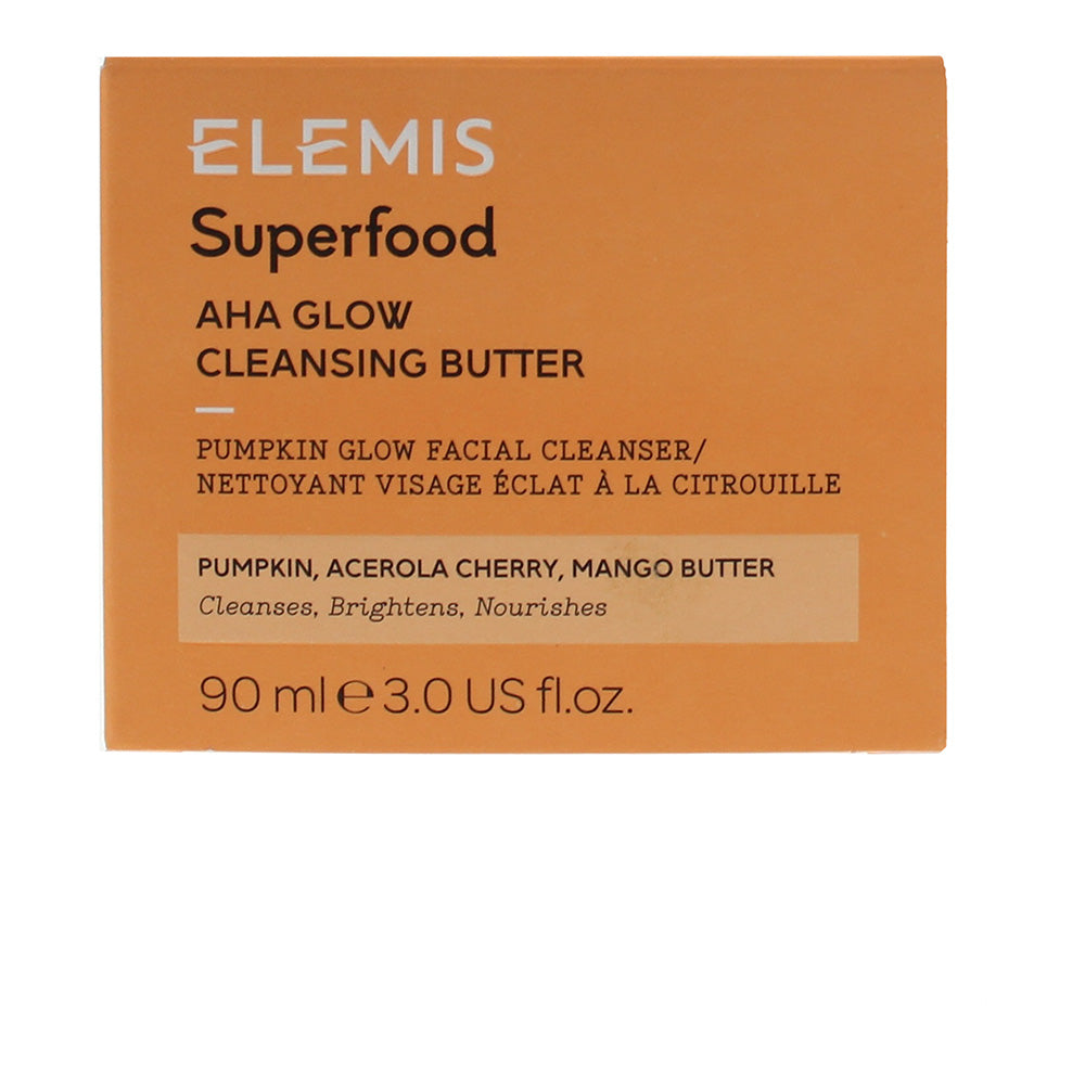 Elemis Superfood Aha Glow Cleansing Cream 90ml - Box