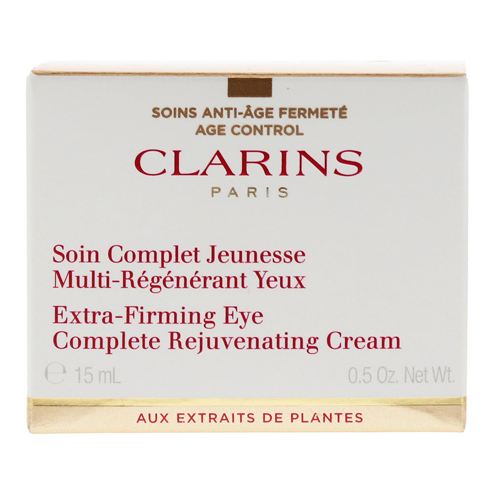 Clarins Extra-Firming Complete Rejuvenating Eye Cream 15ml - Box