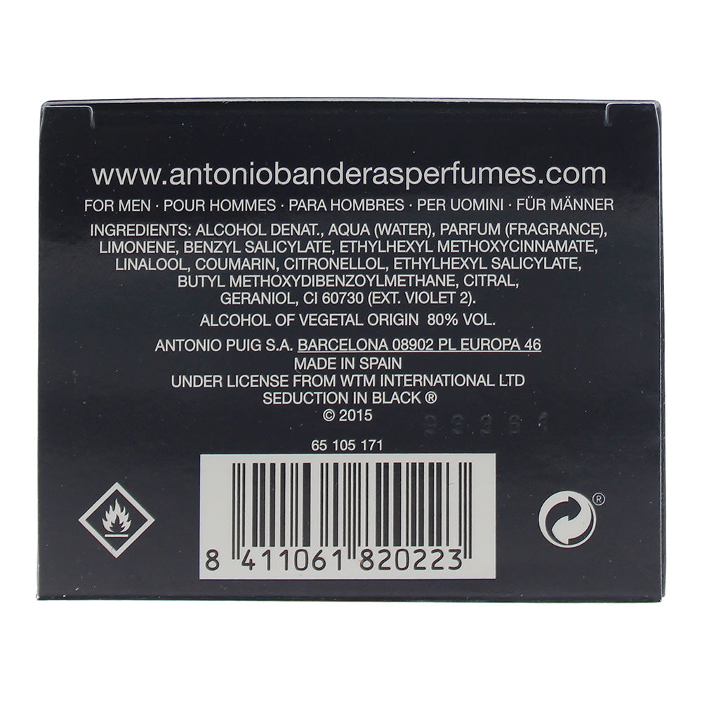 Antonio Banderas Radiant Seduction In Black Eau De Toilette 100ml