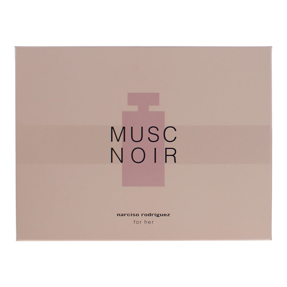 Narciso Rodriguez For Her Musc Noir 3 Piece Gift Set: Eau de Parfum 50ml - Body  - Box
