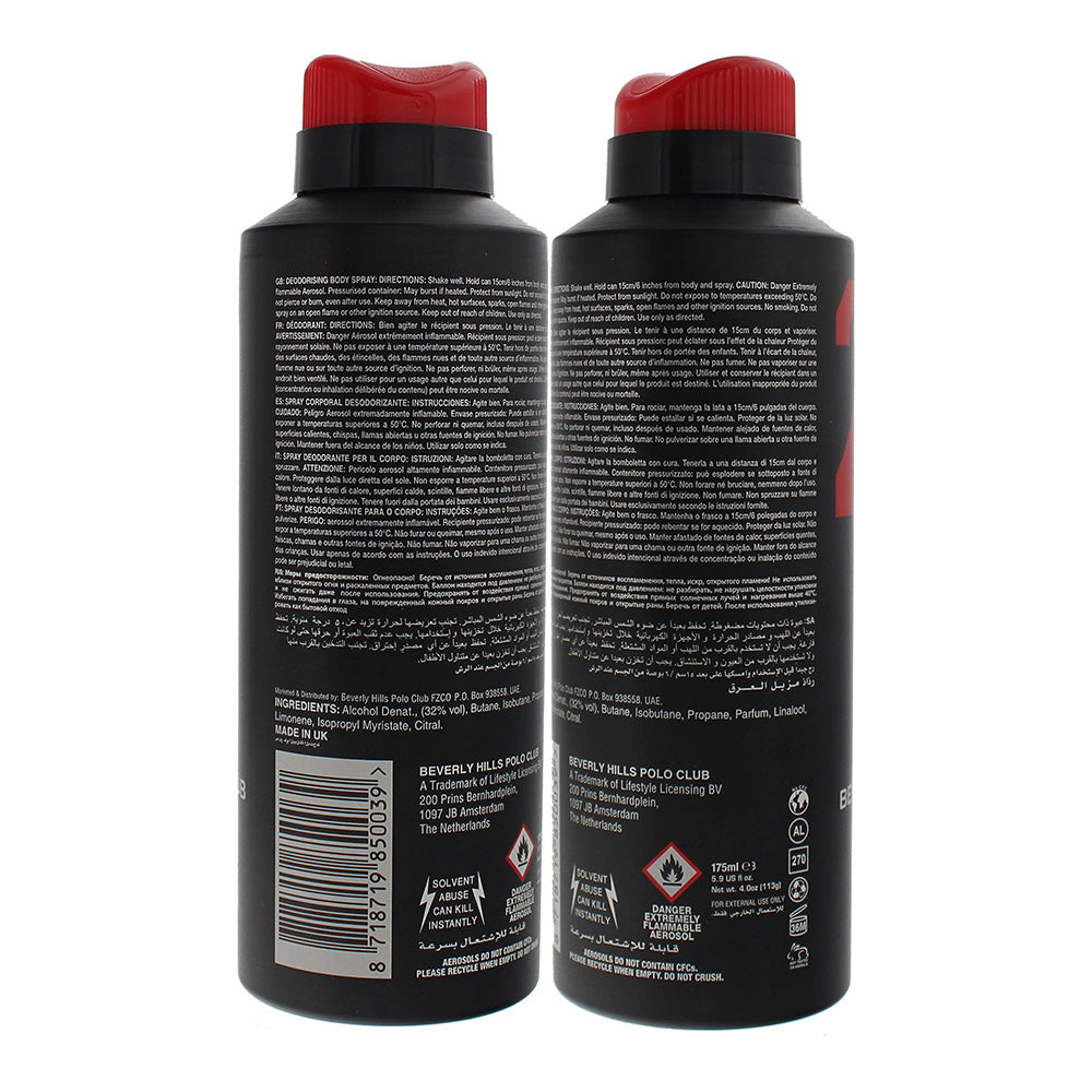 Beverly Hills Polo Club Sport 2 2 Piece Gift Set: Eau De Toilette 50ml - Deodorant Spray 175ml