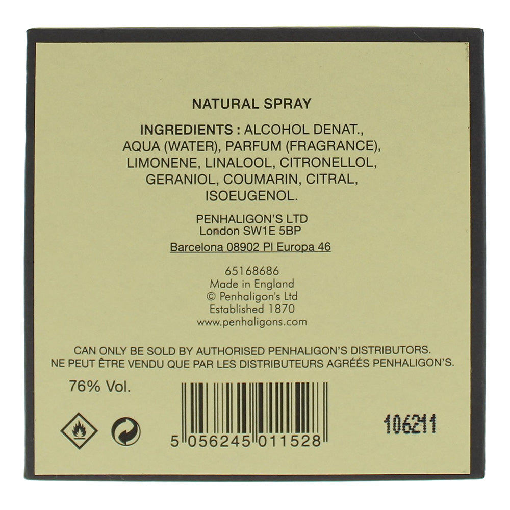 Penhaligon's Quercus Eau De Cologne 100ml