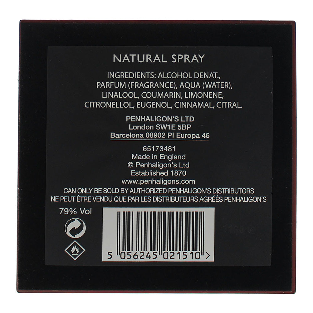 Penhaligon's Halfeti Eau de Parfum 100ml - Ingredients