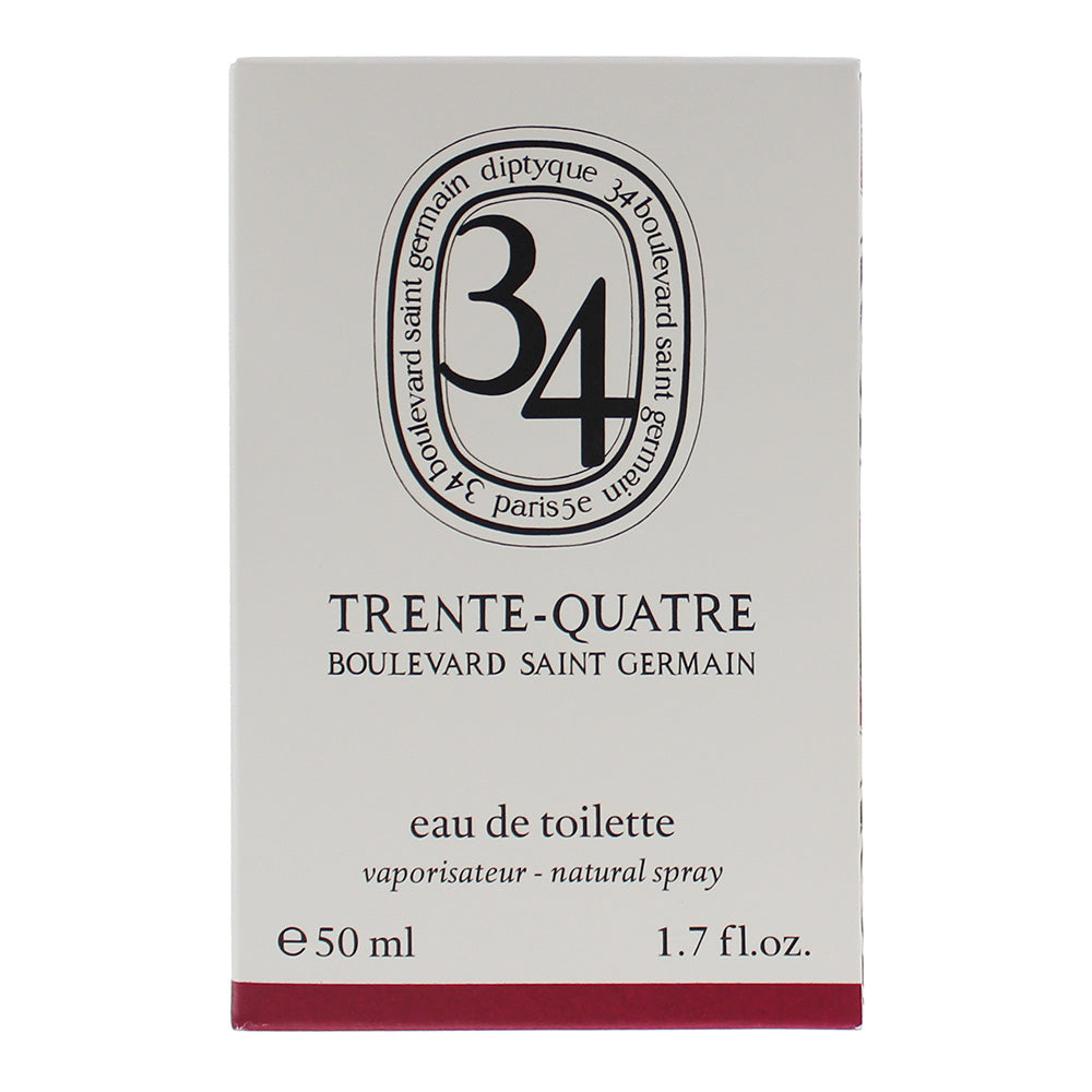 Diptyque 34 Boulevard Saint Germain Eau de Toilette 50ml - Box