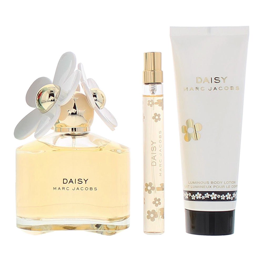 Marc Jacobs Daisy 3 Piece Gift Set: Eau de Toilette 100ml - Body Lotion 75ml - E - Product