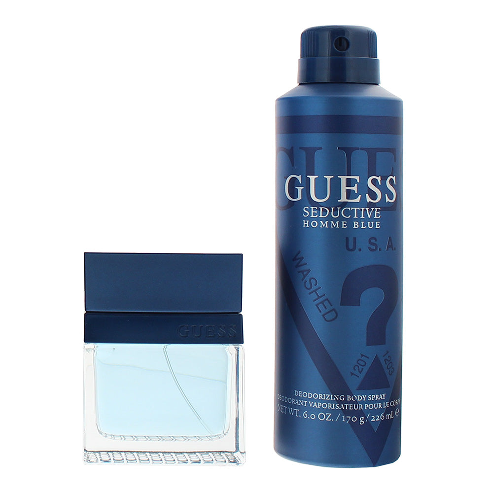 Guess Seductive Homme Blue 2 Piece Gift Set: Eau de Toilette 50ml - Body Spray 2 - Product