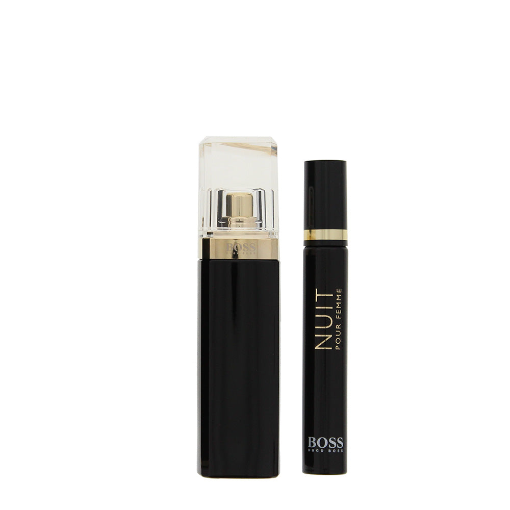 Hugo Boss Nuit Pour Femme 2 Piece Gift Set: Eau de Parfum 50ml - Eau de Parfum 7.4ml - Product