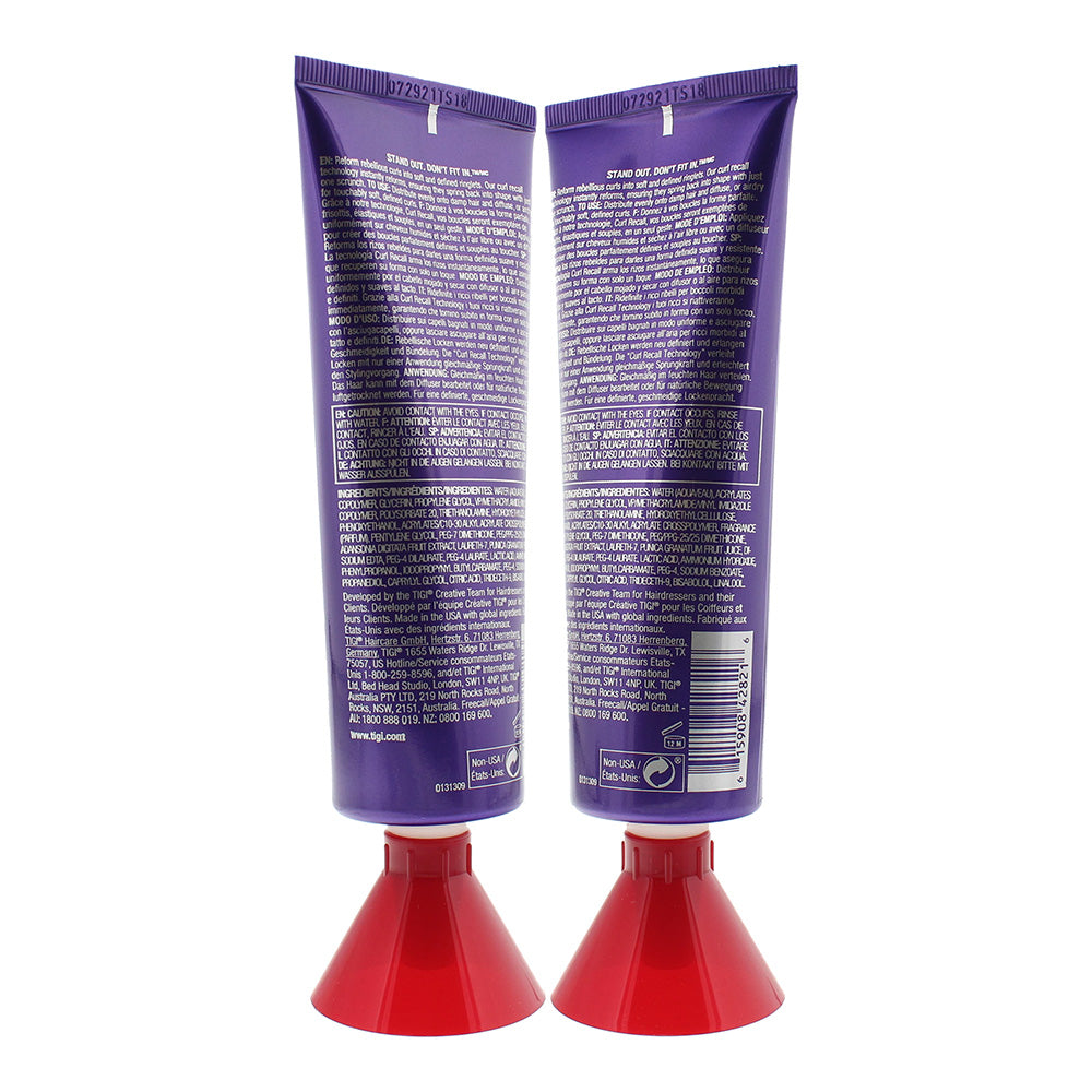 Tigi Bed Head On The Rebound Curl Recall Hair Cream 125ml