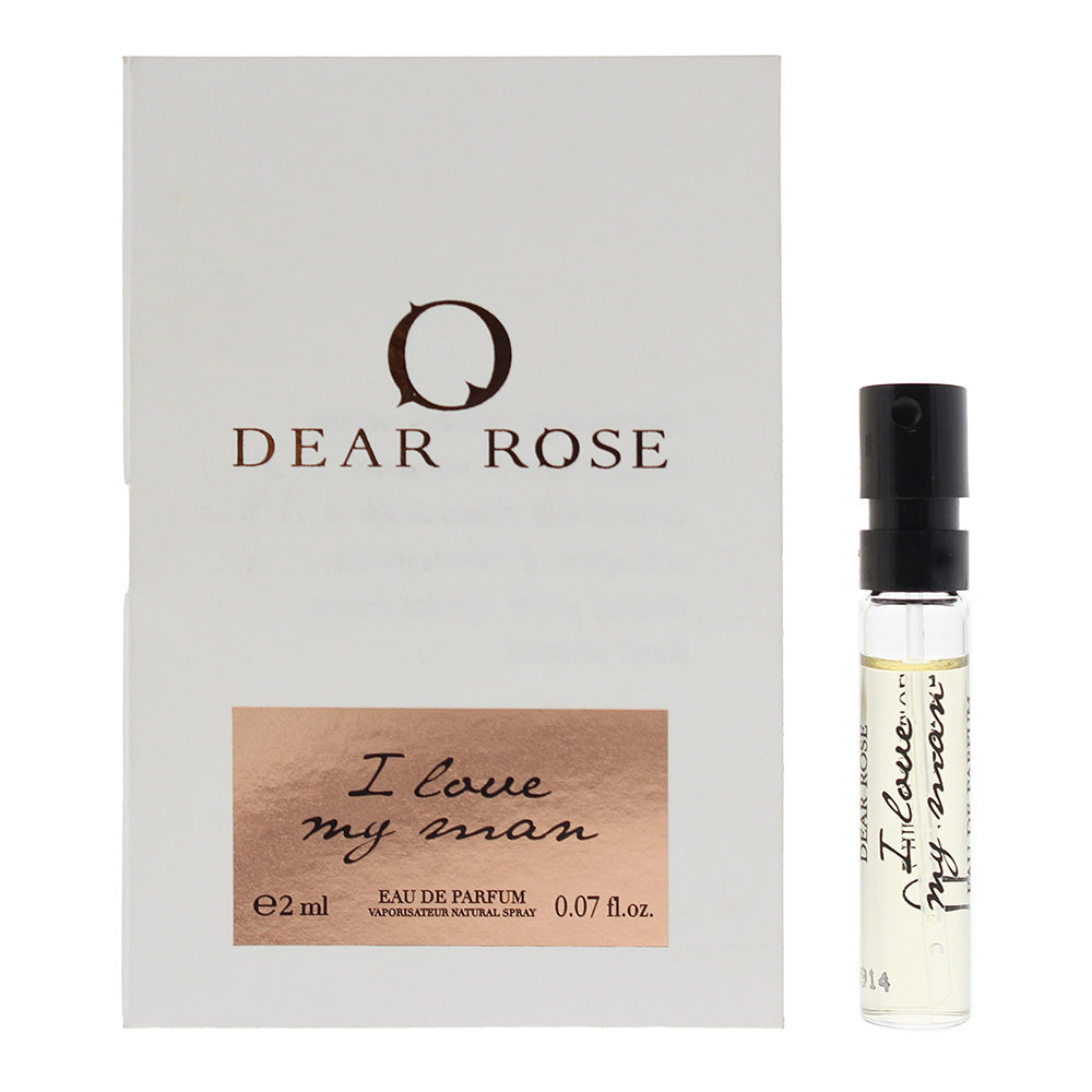 Roos & Roos Dear Rose I Love My Man Vial Eau De Parfum 2ml