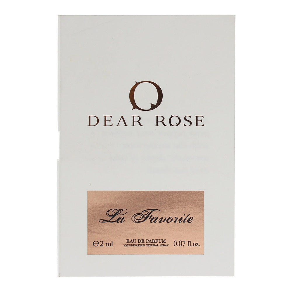 Roos & Roos Dear Rose La Favorite Vial Eau de Parfum 2ml - Box