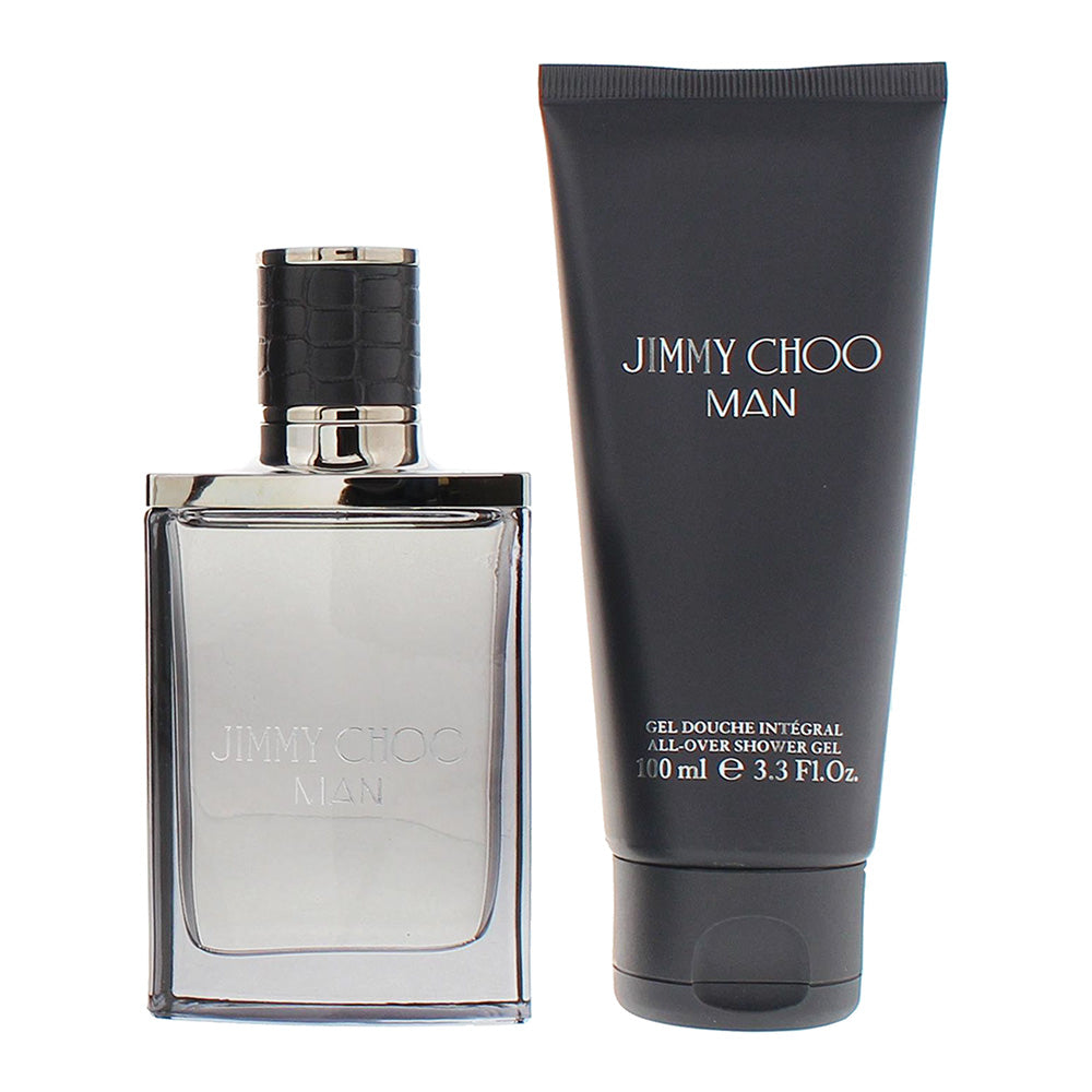 Jimmy Choo Man 2 Piece Gift Set: Eau de Toilette 50ml - Shower Gel 100ml - Product