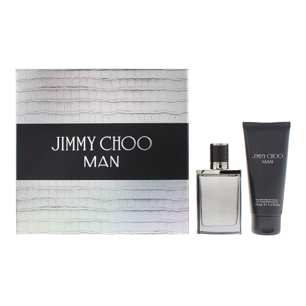 Jimmy Choo Man 2 Piece Gift Set: Eau de Toilette 50ml - Shower Gel 100ml