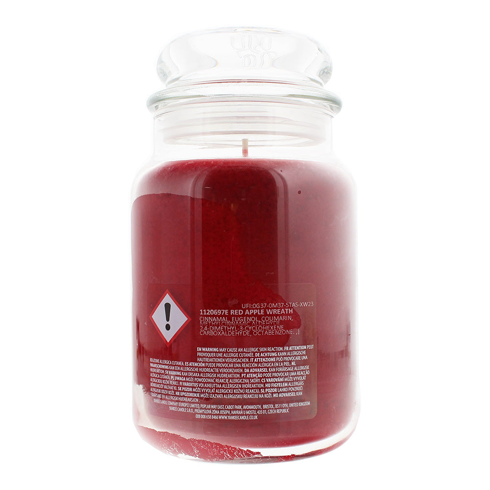 Yankee Red Apple Wreath Candle 623g