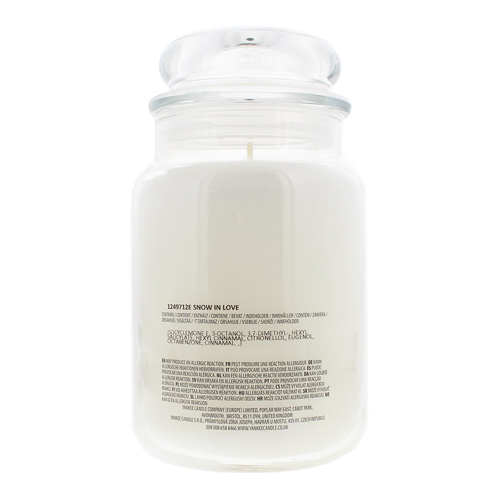 Yankee Snow In Love Candle 623g