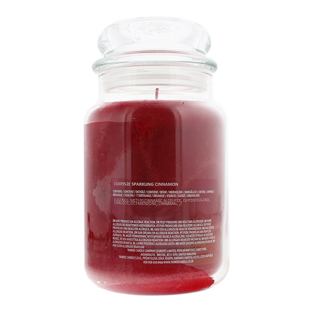 Yankee Sparkling Cinnamon Candle 623g