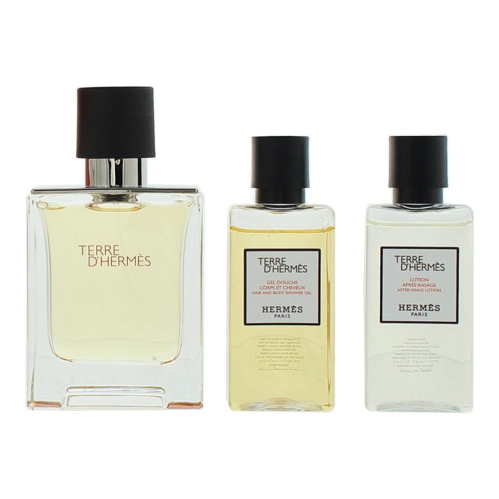Hermès Terre D'hermès 3 Piece Gift Set: Eau de Toilette 50ml - After Shave Lotio - Product