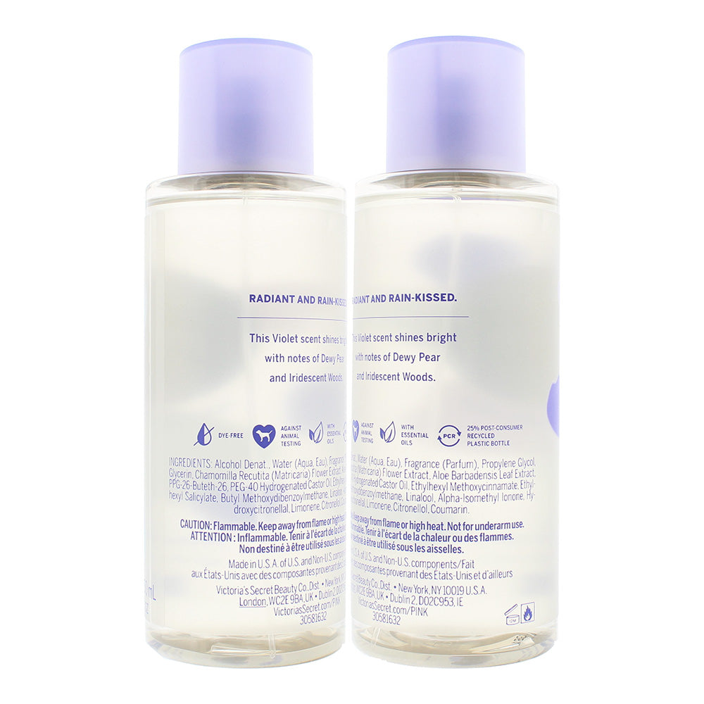 Victoria's Secret Pink Bright Violet Body Mist 250ml - Ingredients