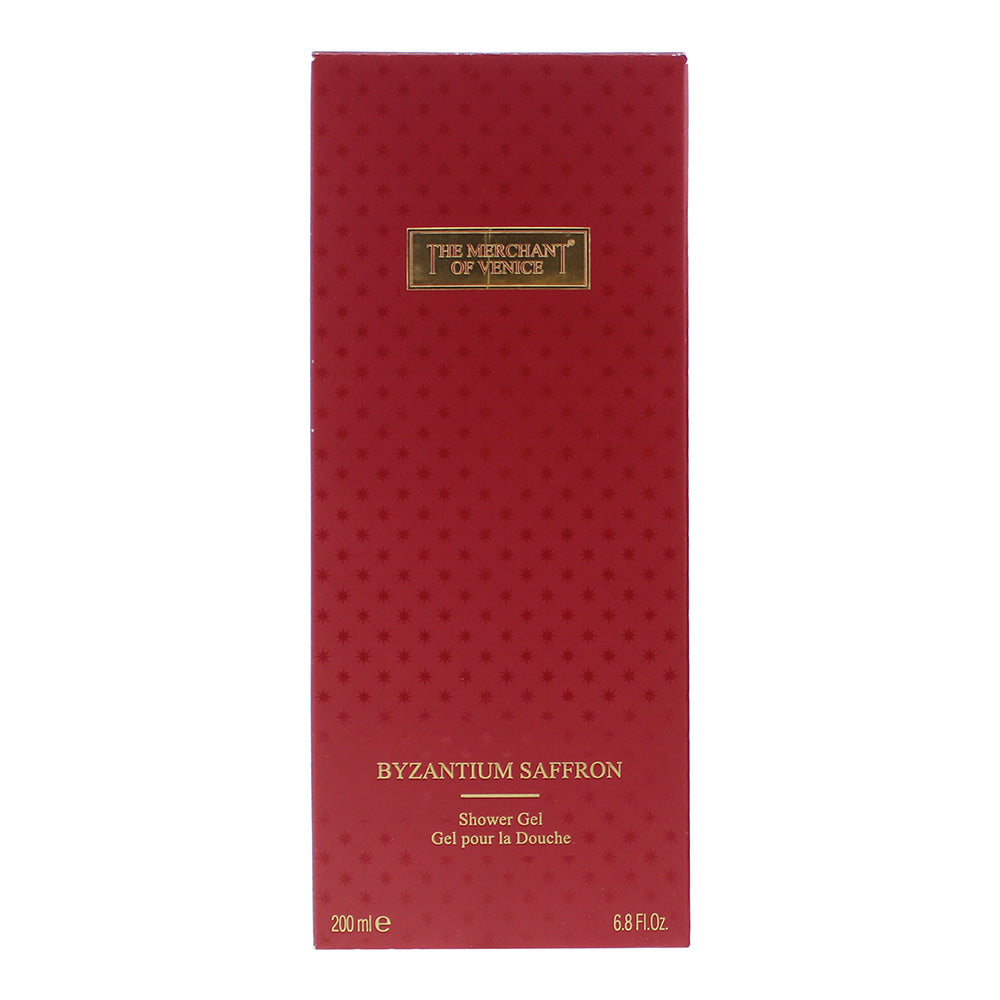 The Merchant Of Venice Byzantium Saffron Shower Gel 200ml - Box