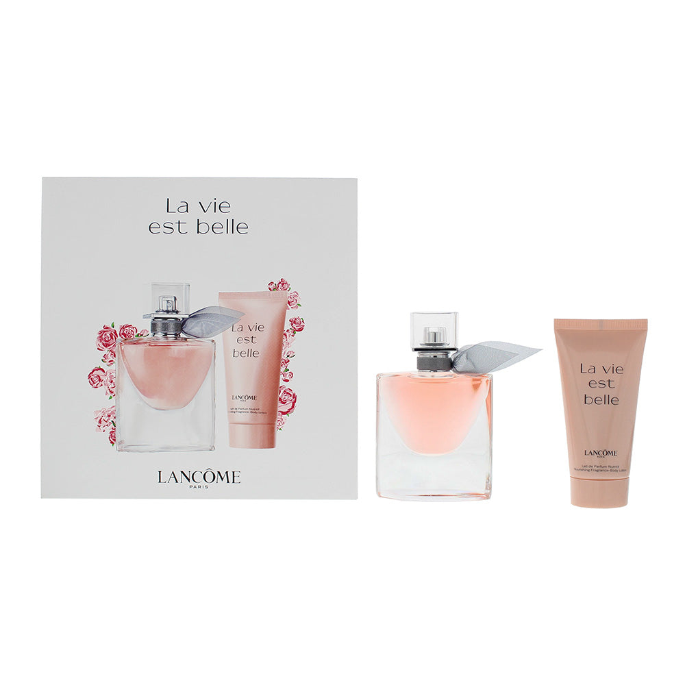 Lancome La Vie Est Belle 2 Piece Gift Set: Eau De Parfum 30ml - Body Lotion 50ml
