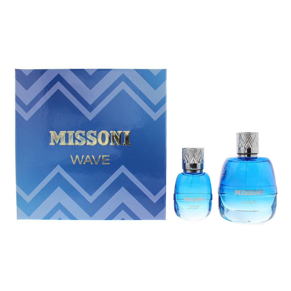 Missoni Wave Pour Homme 2 Piece Gift Set: Eau de Toilette 100ml - Eau de Toilett