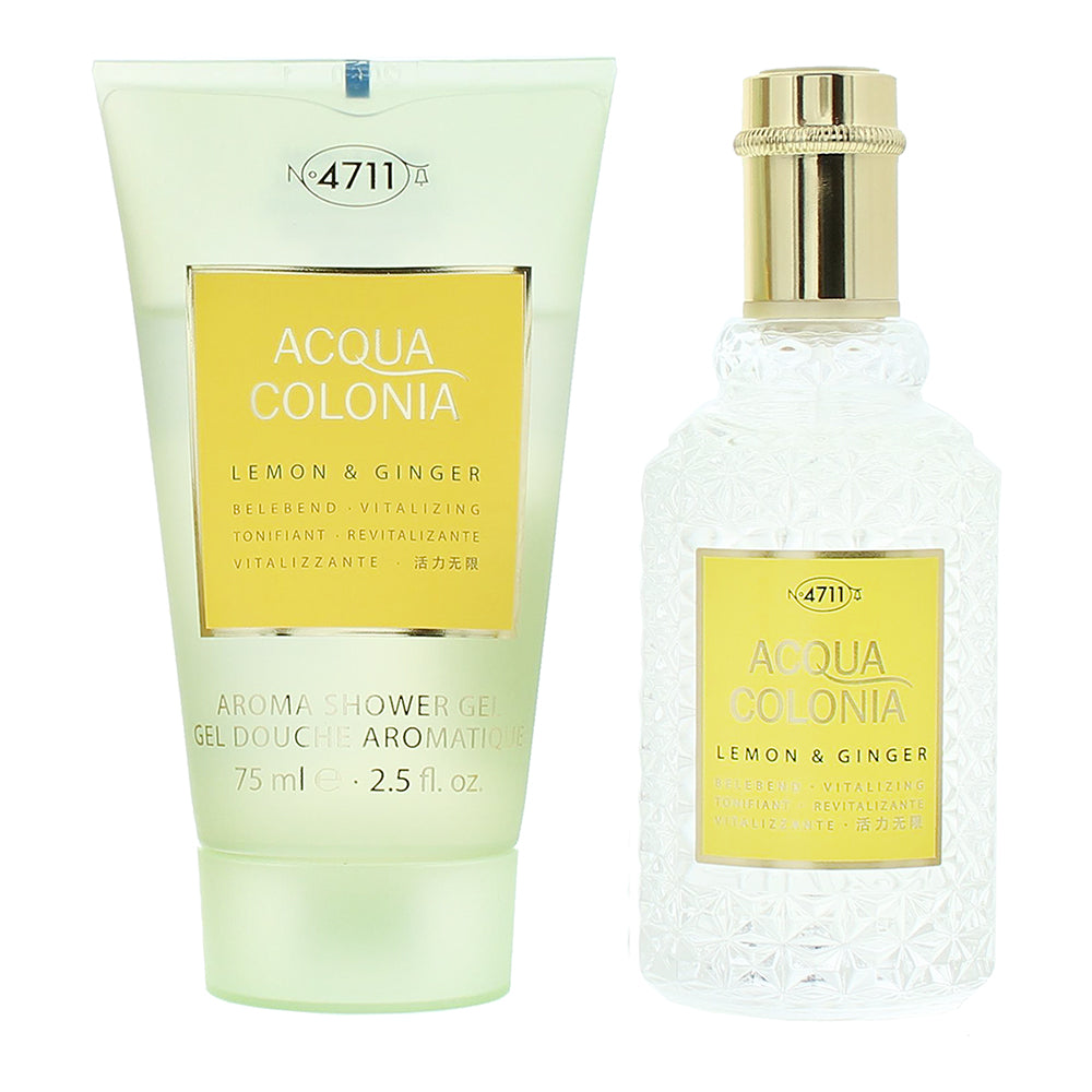 4711 Acqua Colonia Lemon & Ginger 2 Piece Gift Set: Eau de Cologne 50ml - Shower - Product