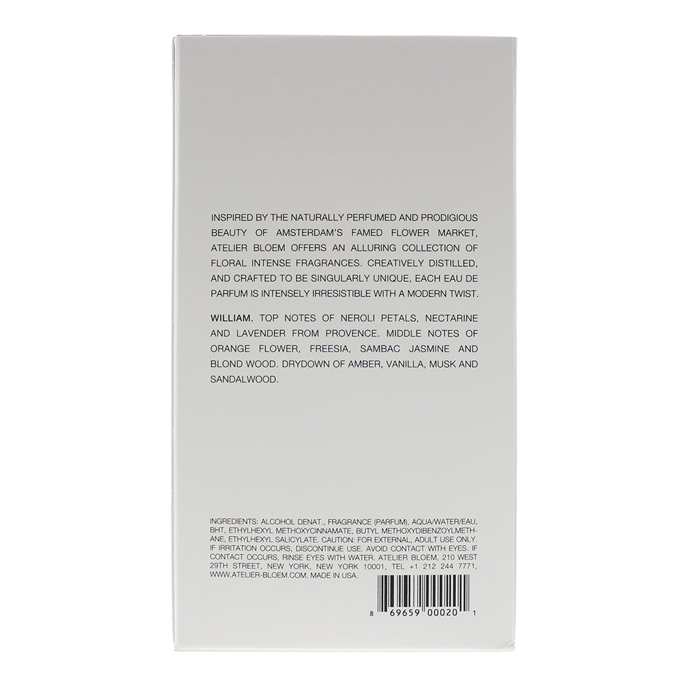 Atelier Bloem William Eau de Parfum 100ml