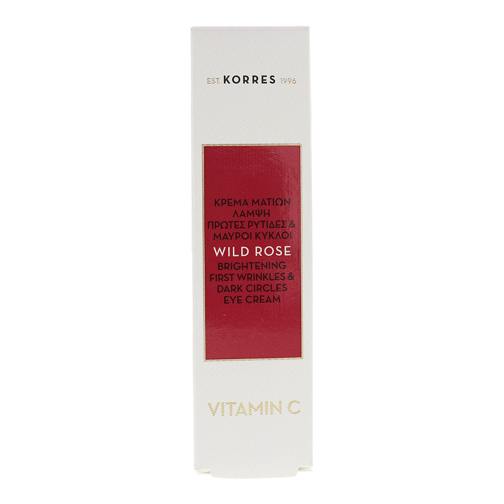 Korres Wild Rose Brightening First Wrinkles & Dark Circles Vitamin C Eye Cream 1 - Box