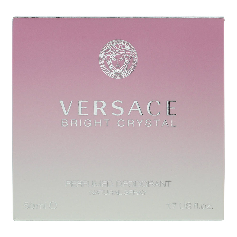 Versace Bright Crystal Perfumed Deodorant 50ml - Box