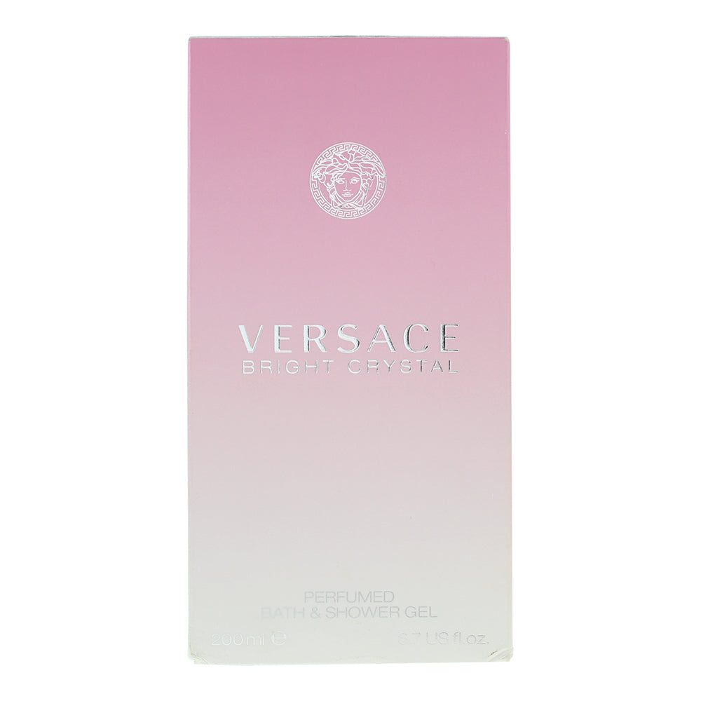 Versace Bright Crystal Perfumed Bath & Shower Gel 200ml - Box
