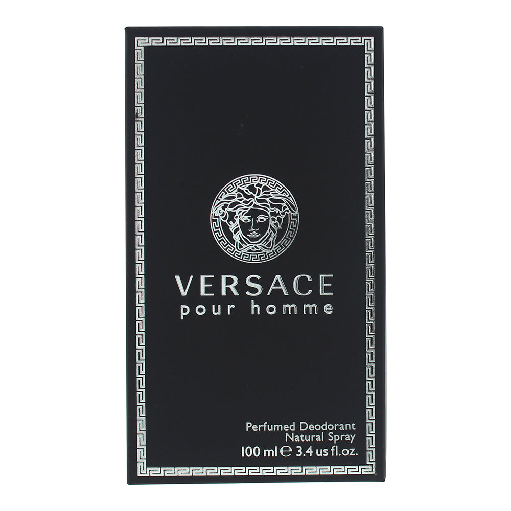 Versace Pour Homme Perfumed Deodorant Spray 100ml - Box
