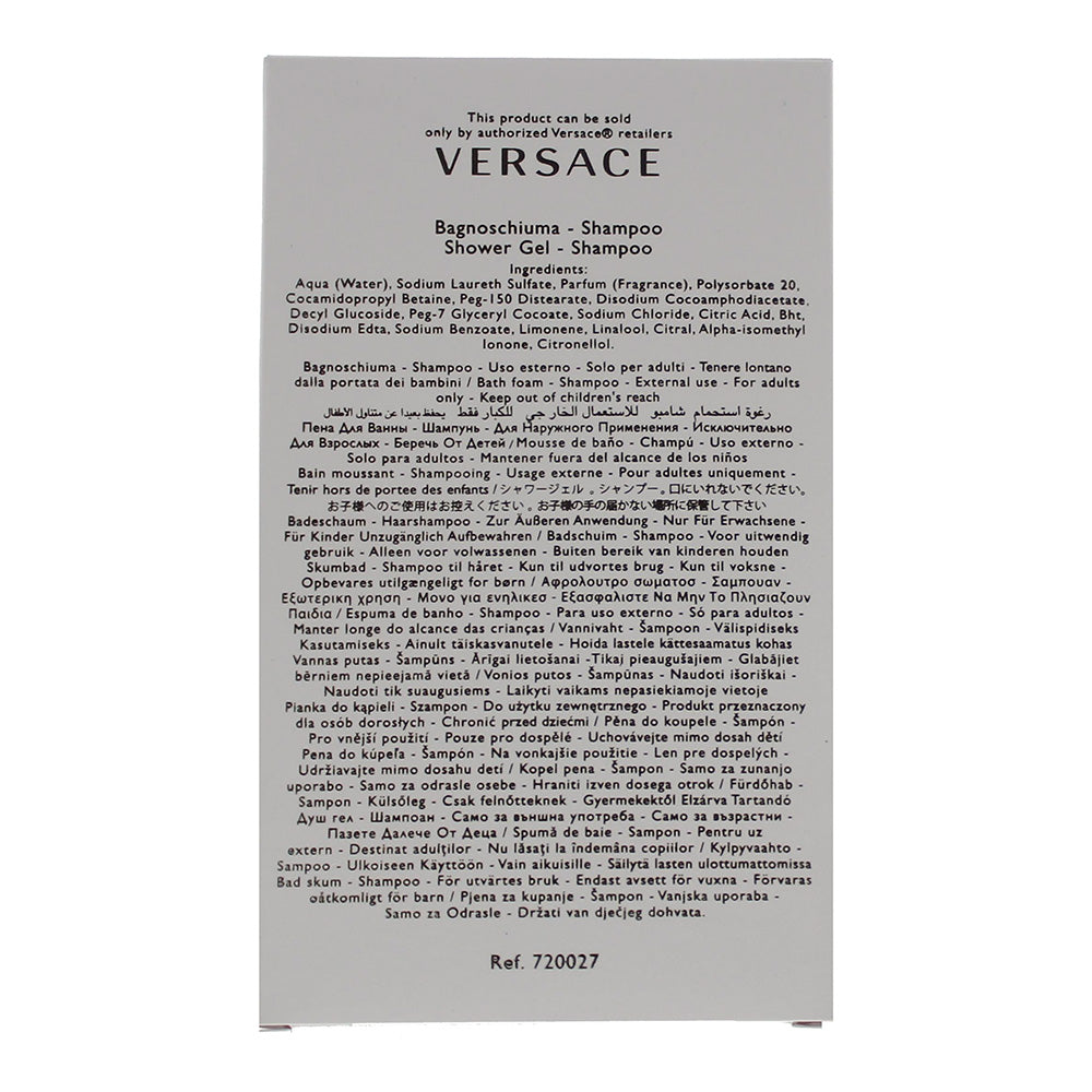 Versace Pour Homme Hair & Body Shampoo 250ml