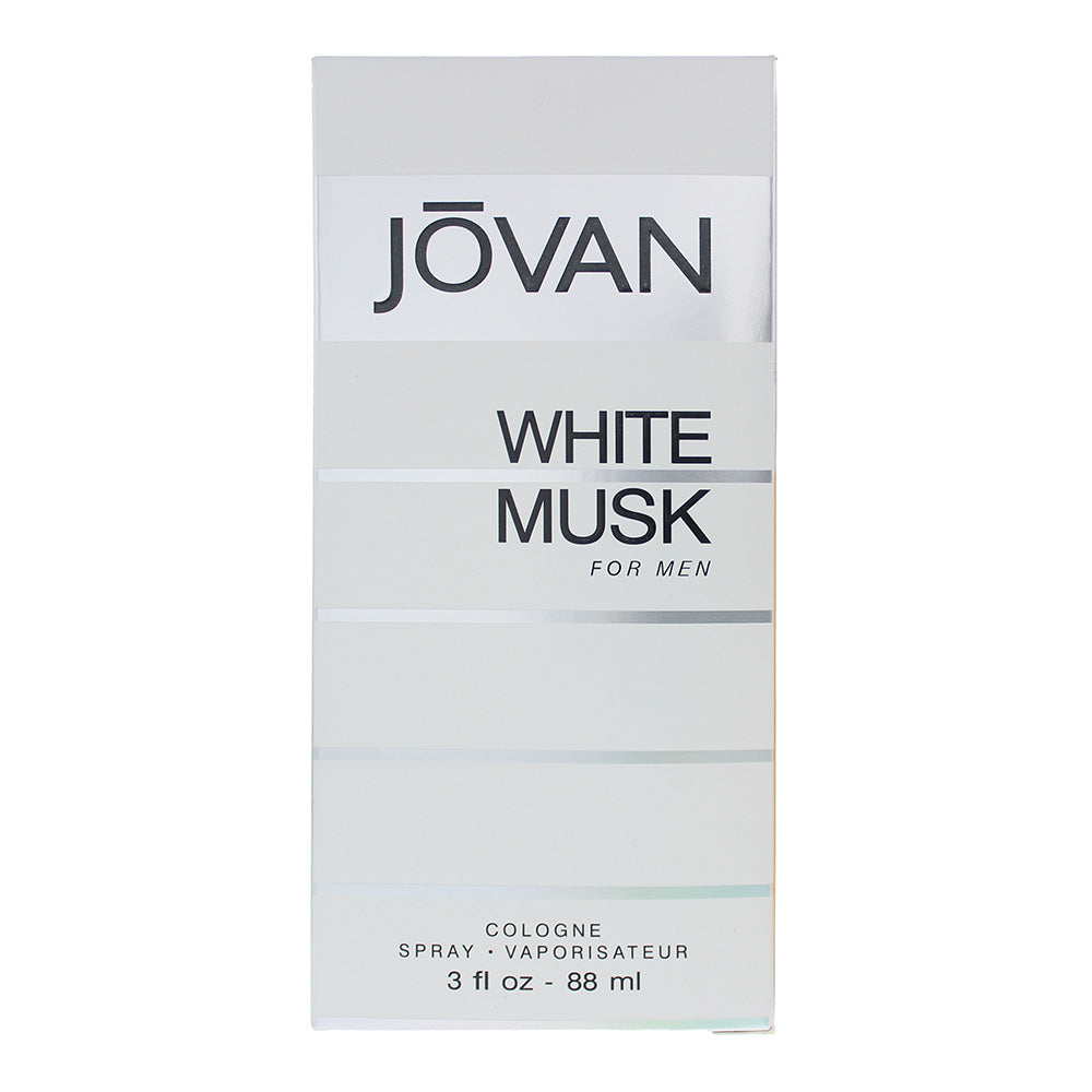 Jovan White Musk For Men Cologne Spray 88ml - Box