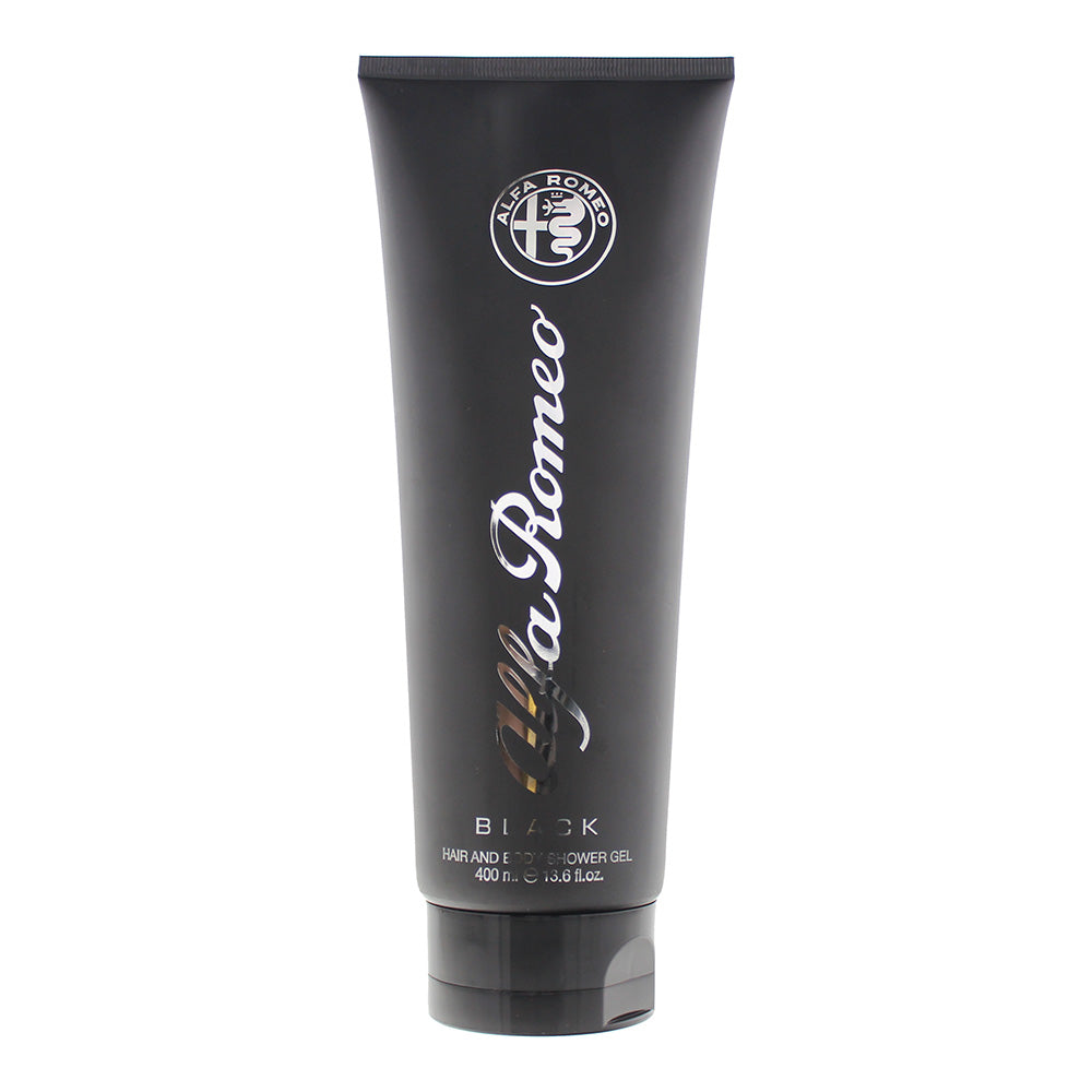 Alfa Romeo Black Hair And Body Shower Gel 400ml