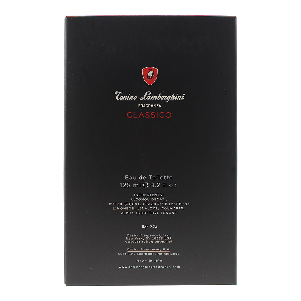 Lamborghini Classico Eau De Toilette 125ml