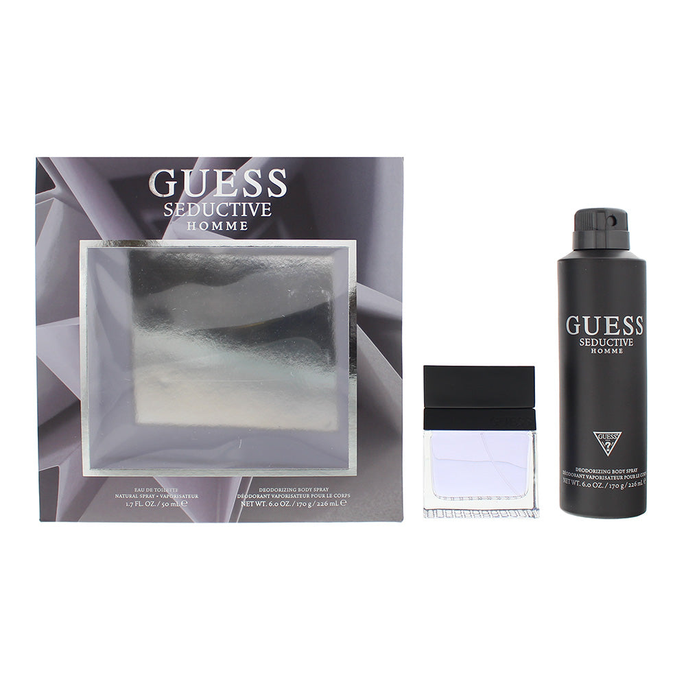 Guess Seductive Homme 2 Piece Gift Set: Eau de Toilette 50ml - Deodorant Spray 2