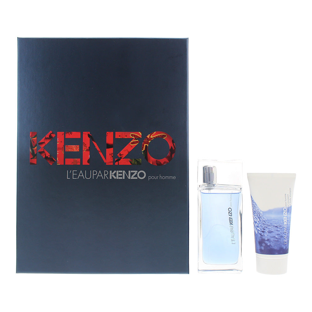 Kenzo L'eau Par Kenzo Pour Homme 2 Piece Gift Set: Eau de Toilette 50ml - Body Shampoo 50ml