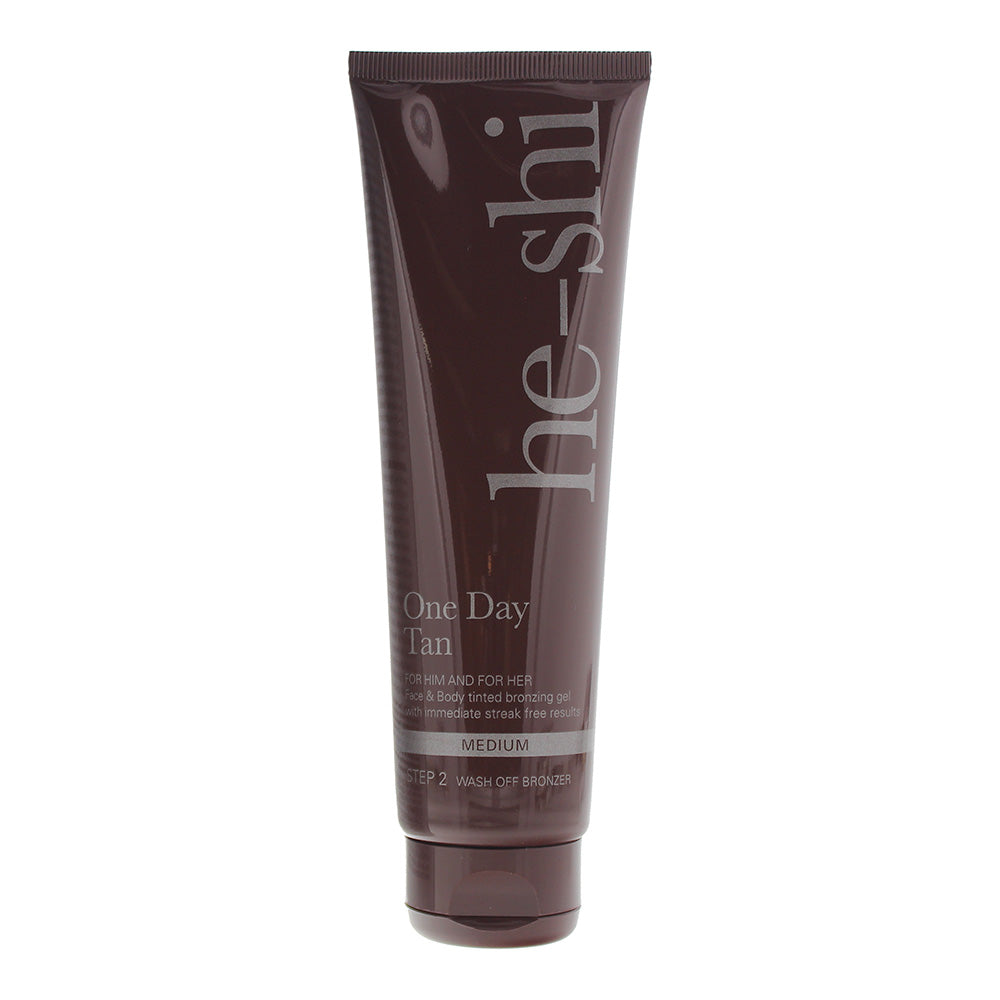 He-Shi One Day Tan Face & Body Medium Wash Off Bronzer 150ml - Product