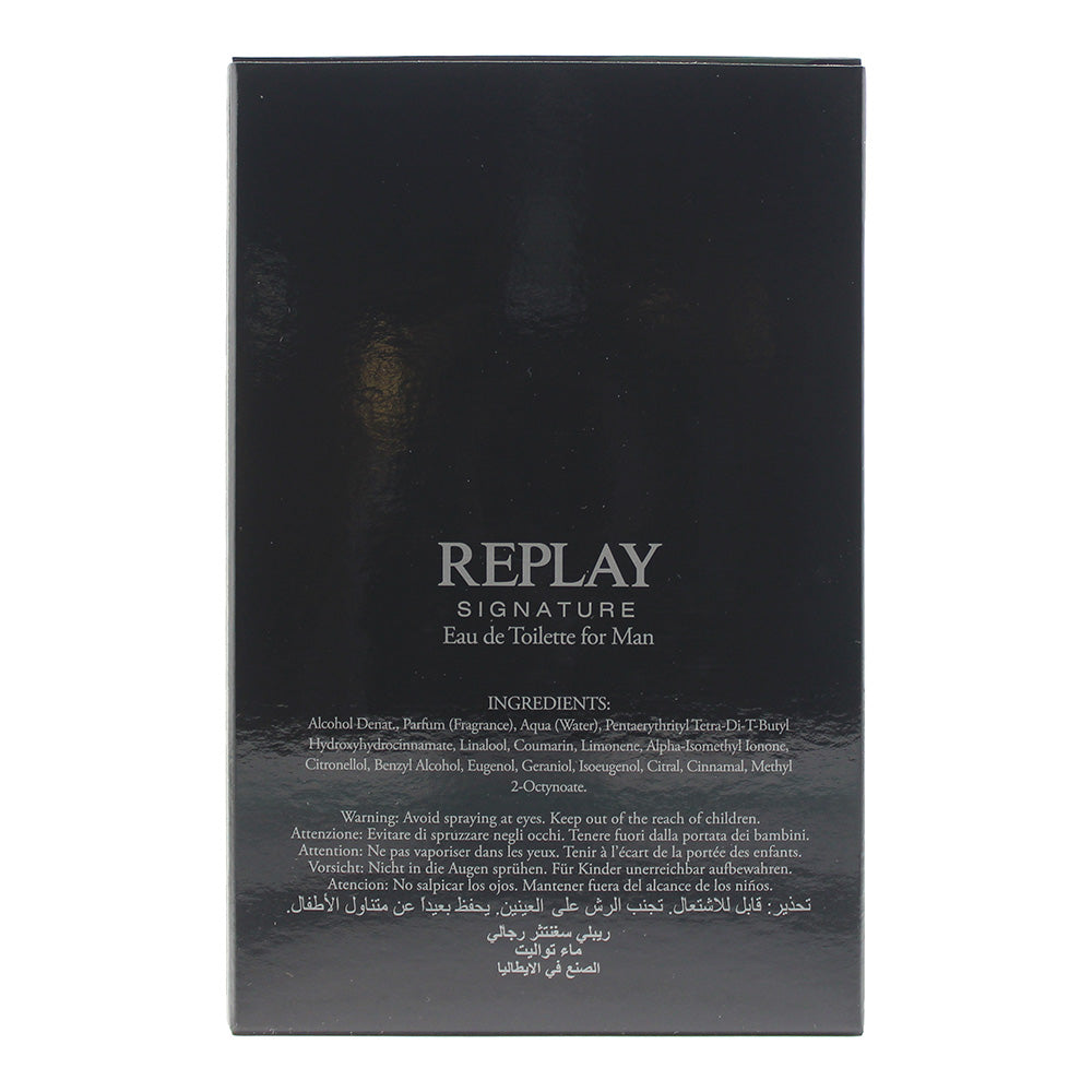 Replay Signature For Man Eau De Toilette 30ml