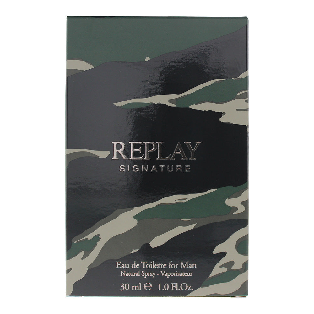 Replay Signature For Man Eau de Toilette 30ml - Box