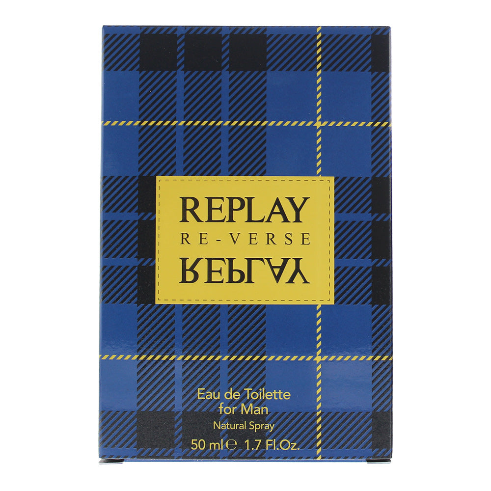 Replay Signature Reverse For Man Eau de Toilette 50ml - Box