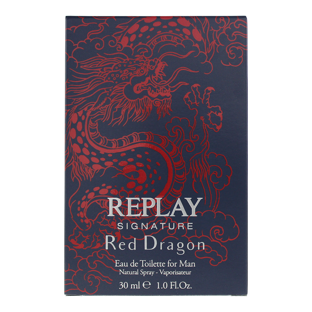 Replay Signature Red Dragon For Man Eau de Toilette 30ml - Box